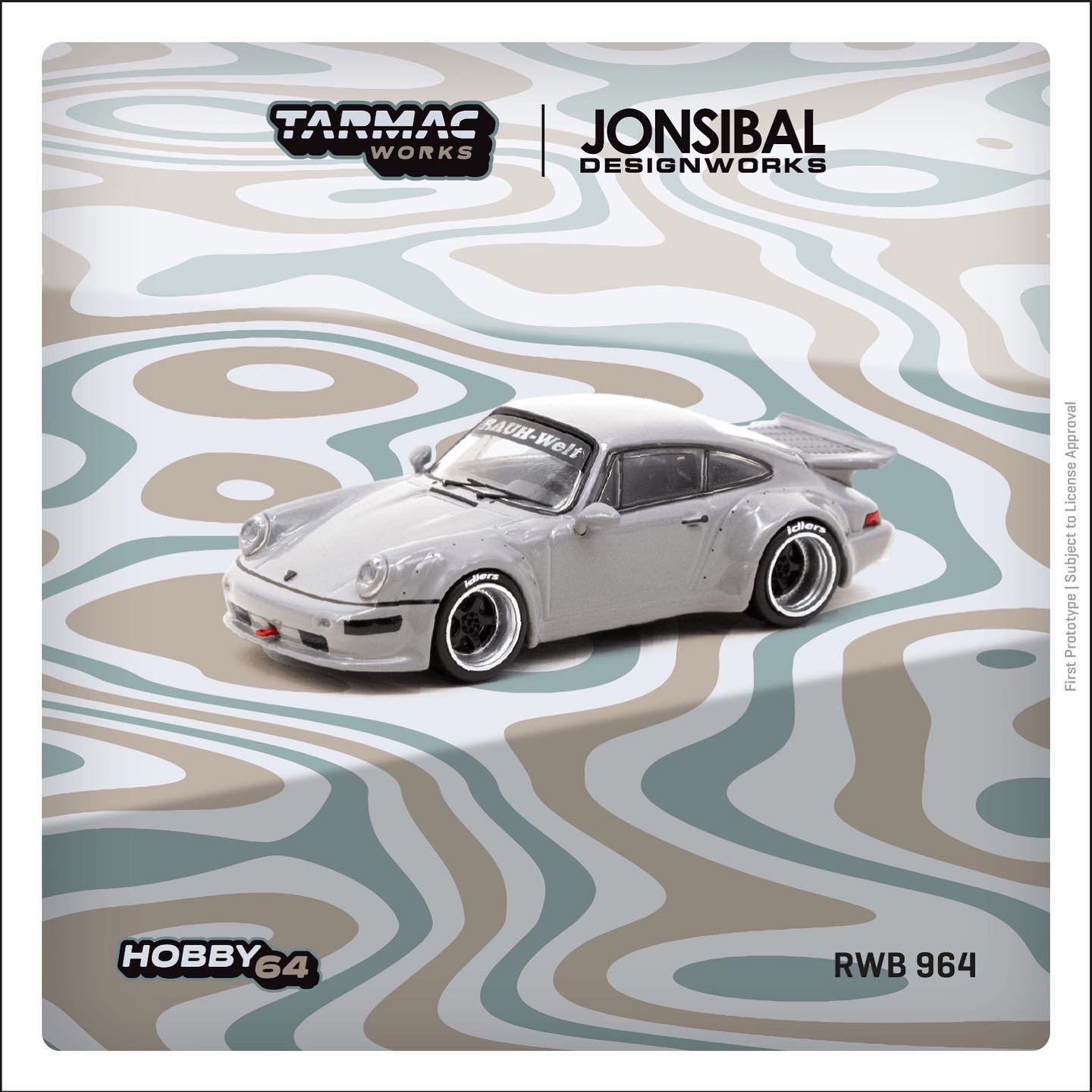 MODELO ESCALA 1/64 Tarmac Works RWB 964 Jon Sibal with Showcase - PORSCHE