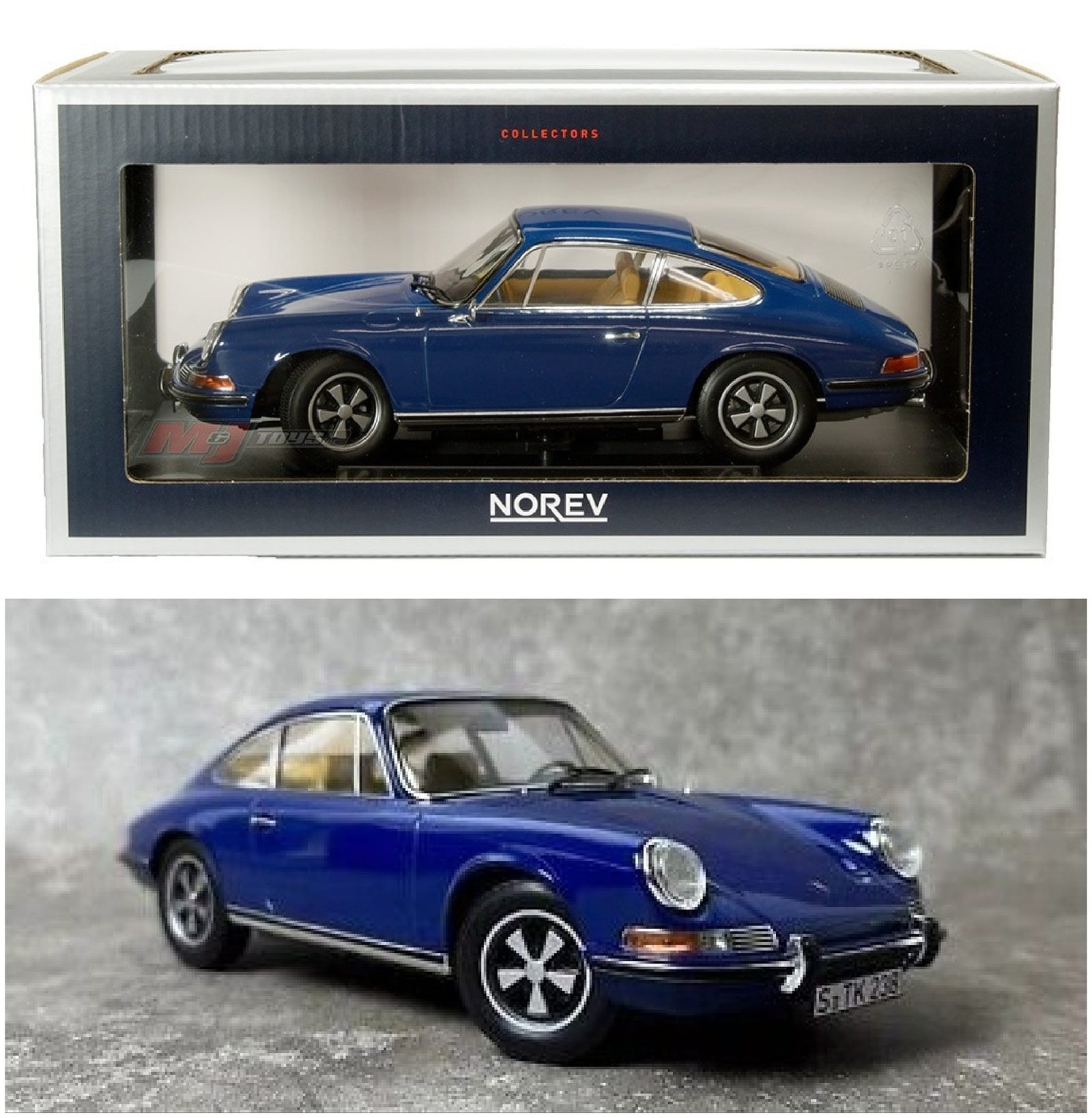 Norev 1:18 1969 Porsche 911 S – Blue