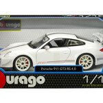 MODELO ESCALA 1:18 Porsche 911 GT3 RS 4.0 - White with silver stripe