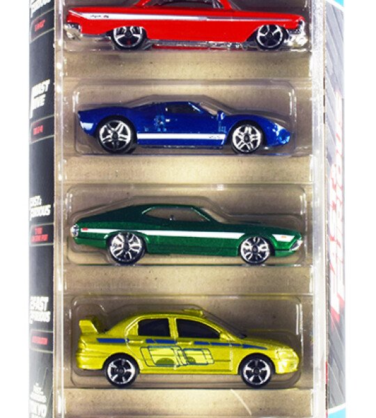 MODELOS A ESCALA 1/64 Hot Wheels 1:64 Basic 5 Pack 2020 - Fast & Furious