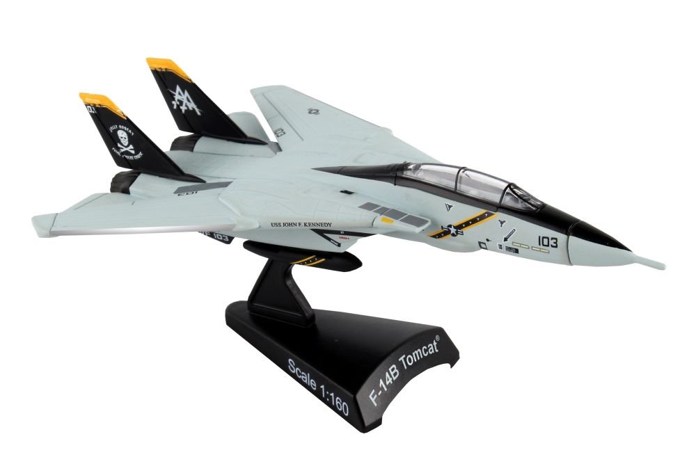 AVION A ESCALA POSTAGE STAMP F-14 TOMCAT VF-103 JOLLY ROGERS 1/160