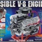 MODELO ESCALA 1/4 DE MOTOR V-8 VISIBLE DE REVELL GERMANY