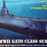 MODELO A ESCALA 1/72 SUBMARINO GATO CLASS DE REVELL GERMANY PARA ARMAR A ESCALA