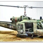 MODELO A ESCALA 1/48 BELL UH-1M (UH1C) HUEY HOG DE FUERZA AEREA DE EL SALVDOR