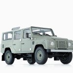 MODELO escala 1/18 del 2015 Land Rover Defender 110 HUE 166 - DEALER EDITION