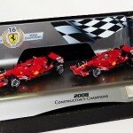 MODELO ESCALA 1/43 SET FERRARI FORMULA 1  HOT WHEELS ELITE CON LICENCIA DE FABRICA