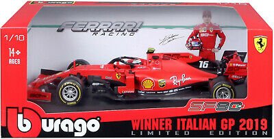 MODELO ESCALA 1/18 SF90 LECLERC ITALIAN GP ORIGINAL CON LICENCIA DE FORMULA 1