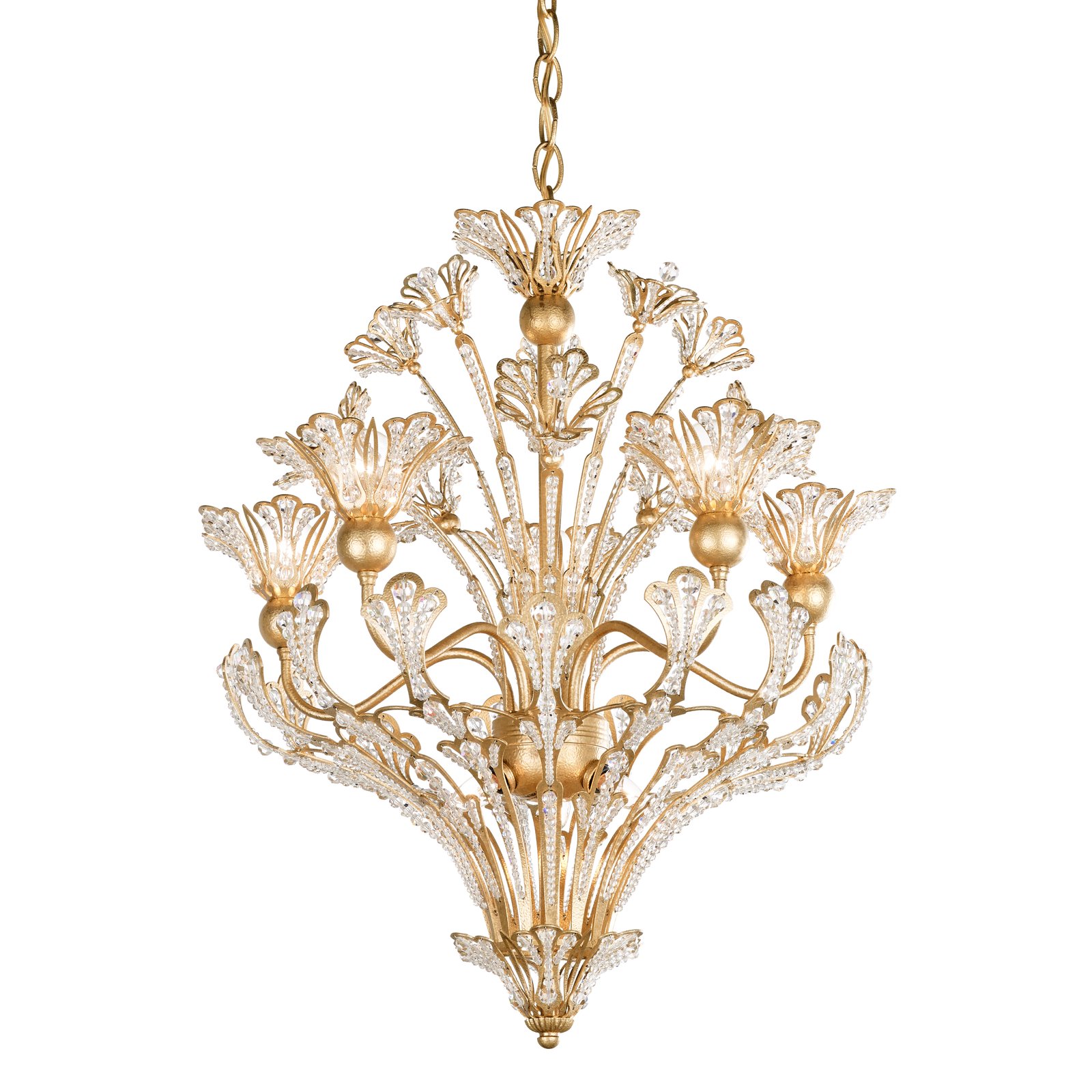 CANDELABRO CRISTAL Schonbek Lighting - 7882-22S - Rivendell - 20 Inch Eight Light Chandelier