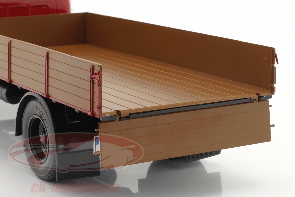 Modellino Schuco 1:18 – Mercedes-Benz L911 Camion Telonato Arancione Con Autista – 1966 - Foto 6
