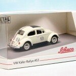 MODELO ESCALA 1/64 Schuco HERBIE VW Kaefer Rallye #53 - WALT DISNEY 1968