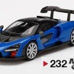 MODELO ESCALA 1:64 MiJo Exclusives USA McLaren Senna (Antares Blue)