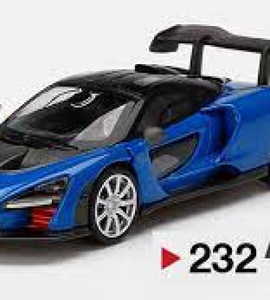 MODELO ESCALA 1:64 MiJo Exclusives USA McLaren Senna (Antares Blue)