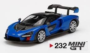 MODELO ESCALA 1:64 MiJo Exclusives USA McLaren Senna (Antares Blue)