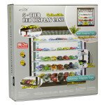 VITRINA MINI GT - Showcase 5-Tier LED Wall Mountable Display Case – Black Case with Black Rear Panel – exhibidor