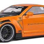 MODELO ESCALA 1:18 Nissan Skyline GT-R R35 LBWK Liberty Walk Orange