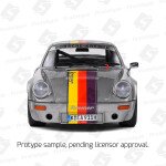 Solido 1:18 1973 Porsche 911 RSR – Kremer Design – Silver with Multi-color Stripes