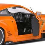 MODELO ESCALA 1:18 Nissan Skyline GT-R R35 LBWK Liberty Walk Orange