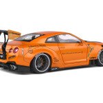 MODELO ESCALA 1:18 Nissan Skyline GT-R R35 LBWK Liberty Walk Orange