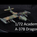 MODELO A ESCALA 1/72 A37B DRAGONFLY DE FUERZA AEREA DE EL SALVADOR (FAS)