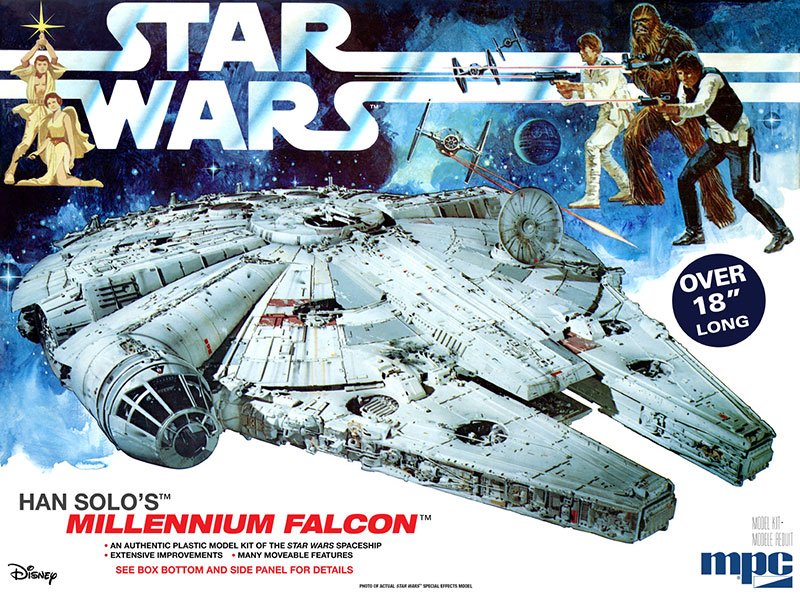 MODELO ESCALA 1/72 Star Wars: A New Hope - Millennium Falcon - Plastic Model Kit