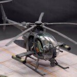 MODELO ESCALA 1/48 HUGHES 500 GUARDIANCILLO FUERZA AEREA DE EL SALVADOR - HELICOPTERO