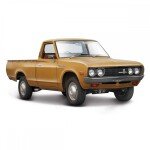 MODELO ESCALA 1/24 del pickup Datsun 620 version 1975 edicion especial de MPC