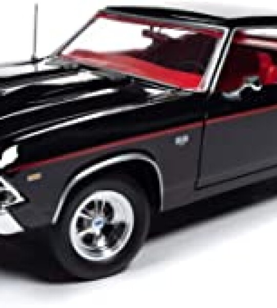 MODELO ESCALA 1/18 1969 Chevy Chevelle SS396 (MCACN) Tuxedo Black