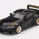 MODELO ESCAL 1:64 Mijo Exclusive USA Pandem Toyota GR Supra V1.0 Black Limited Edition