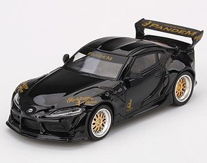 MODELO ESCAL 1:64 Mijo Exclusive USA Pandem Toyota GR Supra V1.0 Black Limited Edition