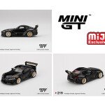 MODELO ESCAL 1:64 Mijo Exclusive USA Pandem Toyota GR Supra V1.0 Black Limited Edition