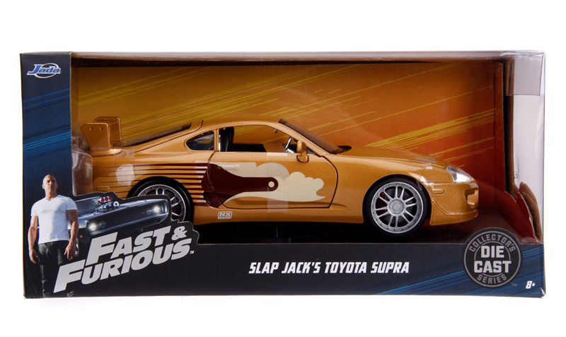MODELO ESCALA 1/24 Slap Jack's Toyota Supra - 2 Fast 2 Furious (2003)