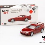 MODELO ESCALA 1/64 TOYOTA SUPRA RENAISSANCE RED TSM MODEL - JZA80