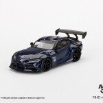 MODELO ESCALA 1/64 Mini GT Toyota GR Supra (A90) (Downshift Blue) HKS – MiJo Exclusives