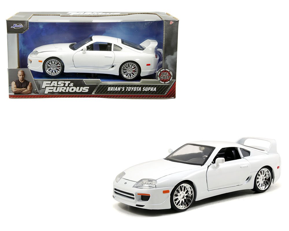 MODELO ESCALA 1/24 Jada Brian’s Toyota Supra – White – Fast & Furious