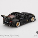 MODELO ESCAL 1:64 Mijo Exclusive USA Pandem Toyota GR Supra V1.0 Black Limited Edition