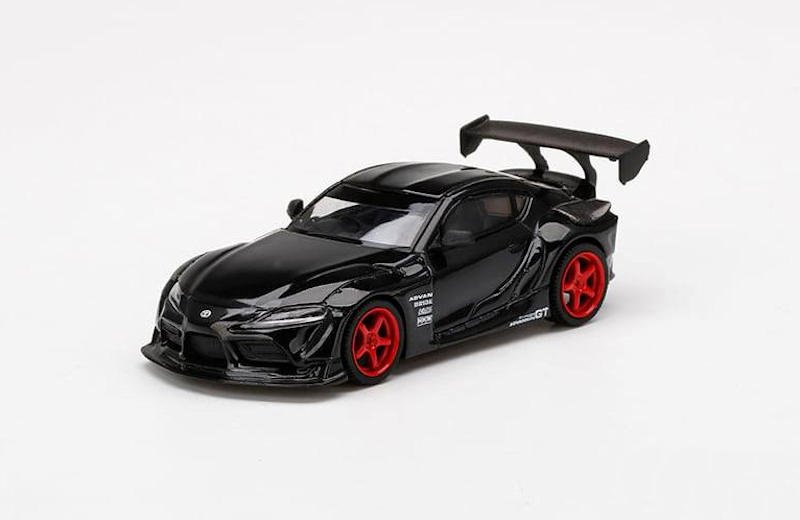 MODELO ESCALA 1:64 Mijo Exclusive USA Toyota GR Supra HKS Nocturnal Limited Edition