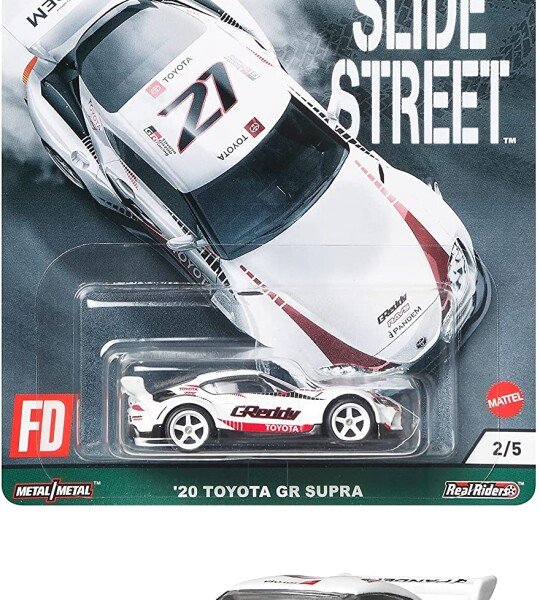 MODELO ESCALA 1:64 Car Culture 2021 " SLIDE STREET " 2020 Toyota GR Supra Pandem PRECIOS ESPECAILES