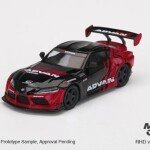 MODELO ESCALA 1/64 ADVAN GR TOYOTA SUPRA MINIGT