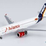 MODELO GEMINI AVIANCA A320 1/400 TACA RETRO REG#N567AV