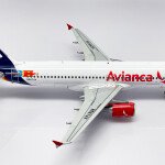 MODELO GEMINI AVIANCA A320 1/400 TACA RETRO REG#N567AV