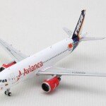 MODELO GEMINI AVIANCA A320 1/400 TACA RETRO REG#N567AV