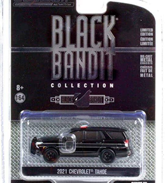 MODELO ESCALA 1:64 Black Bandit Series 25 - 2021 Chevy Tahoe Police
