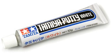 MASILLA PLASTICA PARA MODELISMO TAMIYA 32 GRAMOS = WHITE PUTTY