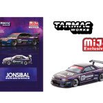 Tarmac Works 1:64 Nissan Skyline (R32) Widebody Jonsibal – Midnight purple- MiJo Exclusives