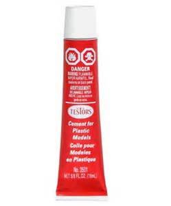 PEGAMENTO ADHESIVO TESTORS PARA MODELISMO PLASTICO - 7/8 ONZAS $25 C/U CON IVA (CEMENT GLUE)