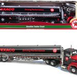 MODELO ESCALA 1/43 Texaco - Gasoline Tanker Truck in Black with Silver and Red Texaco Graphics