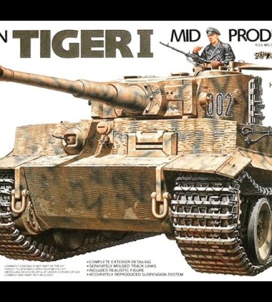 MODELO A ESCALA 1/35 Tiger I Heavy Late Tank