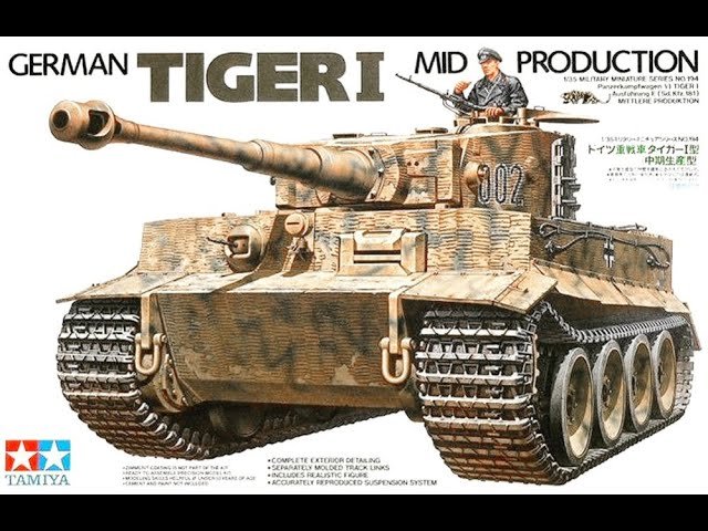 MODELO A ESCALA 1/35 Tiger I Heavy Late Tank