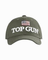 TOP GUN ® LOGO AND FLAG CAP - GORRA OFICIAL