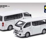 MODELO ESCALA 1:64 Nissan NV350 URVAN Van Black - MICROBUS